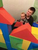 EduShape Store Skumbyggeklodser - 32 stk - Fra 0 år. - Billede 1