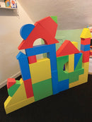 EduShape Store Skumbyggeklodser - 16 stk - Fra 0 år. - Billede 1