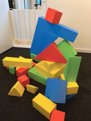 EduShape Store Skumbyggeklodser - 16 stk - Fra 0 år. - Billede 1