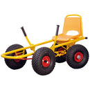 Moon-Car Gokart: Den Originale Gule med Luftgummihjul - RABO - Fra 4 år. - Billede 1