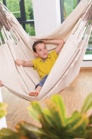 Økologisk Hængekøjestol - Nougat - Stor Lounger - La Siesta - Billede 1