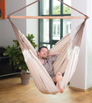 Økologisk Hængekøjestol - Nougat - Stor Lounger - La Siesta - Billede 1