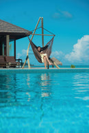 Økologisk Hængekøjestol - Chocolate - Stor Lounger - La Siesta - Billede 1