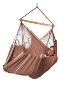 Økologisk Hængekøjestol - Chocolate - Stor Lounger - La Siesta - Billede 1