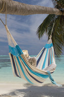 Hængekøje af bomuld - Aqua Blue - 1-pers - Max. 120 kg. - La Siesta. - Billede 1