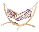 Hængekøje af bomuld - Purple - 1-pers - Max. 120 kg. - La Siesta. - Billede 1