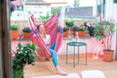 Økologisk Hængekøjestol til 1-2 personer - Flamingo - Mellem - La Siesta - Billede 1
