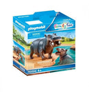 Playmobil Family Fun - Flodhest med unge - 70354 - Fra 4 år. - Billede 1