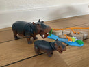Playmobil Family Fun - Flodhest med unge - 70354 - Fra 4 år. - Billede 1
