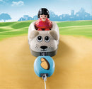Playmobil 1.2.3 - Min Trækhund - 70406 - Fra 18 mdr. - Billede 1