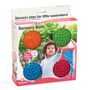 EduShapes Uigennemsigtige Sensoriske Bolde - 4 stk - Fra 6 mdr. - Billede 1
