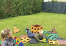 Polydron XL sæt i naturfarver - 36 dele. - Billede 1