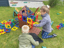 Polydron XL sæt i naturfarver - 36 dele. - Billede 1