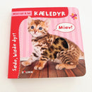 Bog - Mini røre-føle-bog med kæledyr - 0-2 år - Billede 1