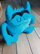 Bamse - Farvemonster: Blå/Tristhed - H:26 cm. - Fra 0 år. - Billede 1