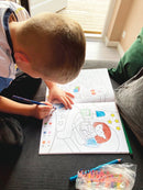 Bog - Leg & lær, farv med tal - Fra 3 år. - Billede 1