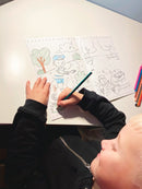 Bog - Lær alfabetet med prik til prik - Fra 3 år. - Billede 1