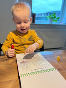 Bog, Magisk malebog: Dinosaurer