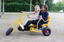 Moon-Car Gokart: MoonHarley Twin med Sidevogn - Fra 5 år. - Billede 1