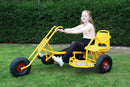 Moon-Car Gokart: MoonHarley Twin med Sidevogn - Fra 5 år. - Billede 1