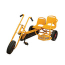 Moon-Car Gokart: MoonHarley Twin med Sidevogn - Fra 5 år. - Billede 1