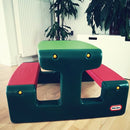 Little Tikes Picnicbord - Grøn/Rød - 1 stk - Fra 3 år - Billede 1