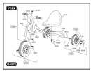 RABO Rider - Trehjulet Cykel Gokart - Fra 4-9 år. - Billede 1