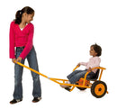 RABO Rickshaw - Trækvogn med sæde - Fra 4-10 år. - Billede 1