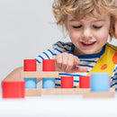 Tælleklodser af træ - 67 dele - fra 2 år - Billede 1