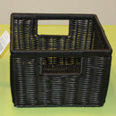 Kurv i Plastflet - Sort - 1 stk - L29,5 x B24,5 x H16 cm. - Billede 1