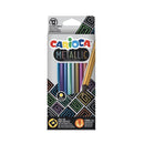 Farveblyanter 12 Metallic 6-kantet 3,3mm - Billede 1