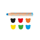 Farvekridt Baby 6 stk - 3-i-1 udgave - Billede 1