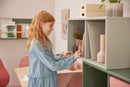 Bogkasse m/2 rum Natural Green - FLEXA