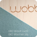 Wobbel Original - FSC-træ - Øko Filt - Lyseblå - fra 0 år. - Billede 1