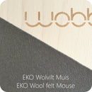 Wobbel Original - FSC-træ - Øko Filt - Mørkegrå - fra 0 år. - Billede 1
