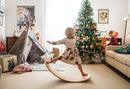 Wobbel Original - FSC-træ - Øko Filt - Mørkerød - fra 0 år. - Billede 1