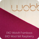 Wobbel Original - FSC-træ - Øko Filt - Mørkerød - fra 0 år. - Billede 1