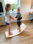 Wobbel XL Sortmalet Vippebræt med Sort Filt - fra 6 år. - Billede 1