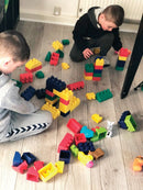 EduShapes Små Bløde Byggeklodser - 52 dele - fra 1 år - Billede 1