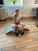 Wobbel XL Vippebræt i FSC-træ med Lyseblåt Filt - fra 6 år. - Billede 1