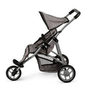 Mamamemo Dolls Tvillingeklapvogn- Grå - Fra 3 år. - Billede 1