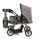 Mamamemo Dolls Dukkevogn M/lift- Grå- Fra 3 år. - Billede 1