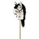 By Astrup Kæphest - Hvid m/sorte pletter- L: 90 cm - Billede 1