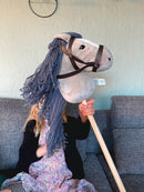By Astrup Kæphest - Grå- 90 cm- fra 3 år. - Billede 1