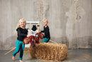 Kæphest af poppeltræ - Sort - L:90 cm - Fra 3 år. - Billede 1