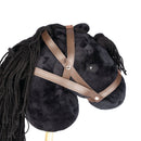 Kæphest af poppeltræ - Sort - L:90 cm - Fra 3 år. - Billede 1