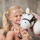 Kæphest af poppeltræ - Hvid - L:90 cm - Fra 3 år. - Billede 1