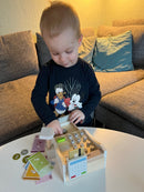 Kasseapparat i træ fra MaMaMeMo - Fra 3 år.