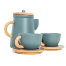 Mamamemo Legeservice - Kaffestel - Grøn- Fra 3 år. - Billede 1