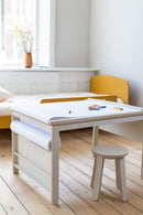 Taburet til tegnebord - Warm grey - FLEXA